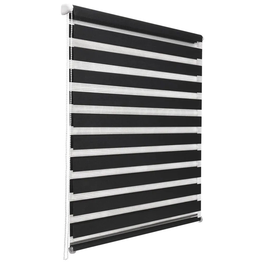 Sol Royal SolDecor DL2 Doppelrollo Day & Night aus Polyester, Schwarz, B: 65 cm, H: 150 cm - Bild 2
