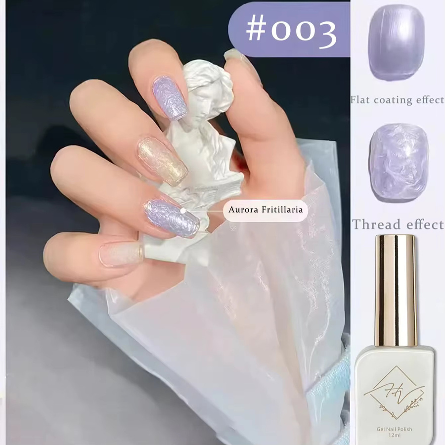 MISS SHAKA Aurora Fritillaria Glitzerndes Muschelperlengel, 12 ml - Bild 2