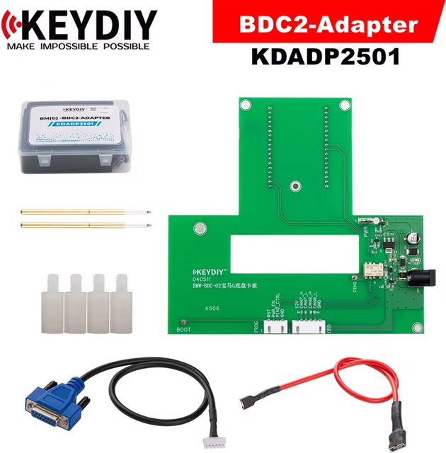 KEYDIY BDC2 Adapter KDADP2501 für BMW G Serie, lötfreier Adapter für KEYDIY KD-X4 Remote Key Programmierer, Farbe: Grün - Bild 1