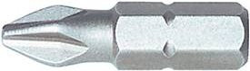 Wiha Kreuzschlitz-Bit PH 3, Antrieb 1/4 Zoll, C 6,3, Farbe Silber, Länge: 25 mm - Bild 1