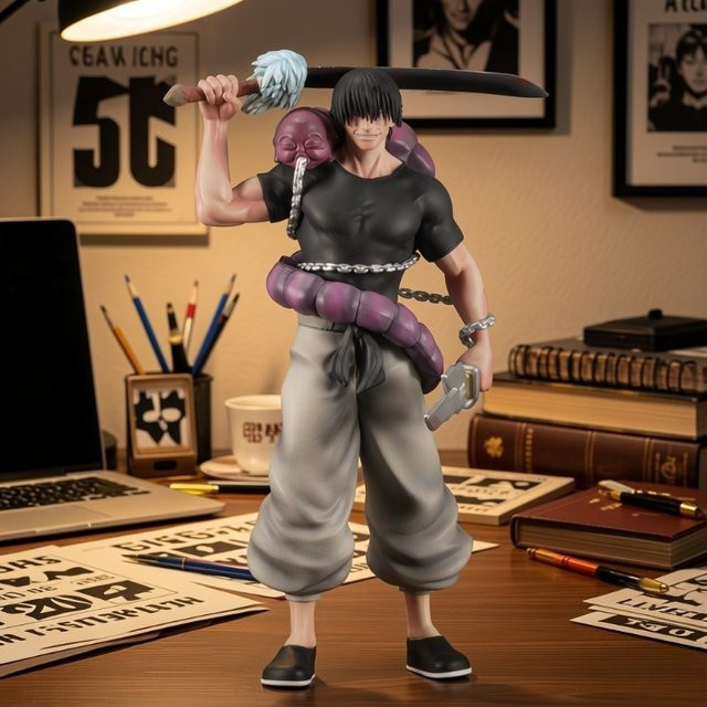 Bandai Jujutsu Kaisen Fushiguro Toji, Actionfigur, Einzelfigur, Kunststoff - Bild 1