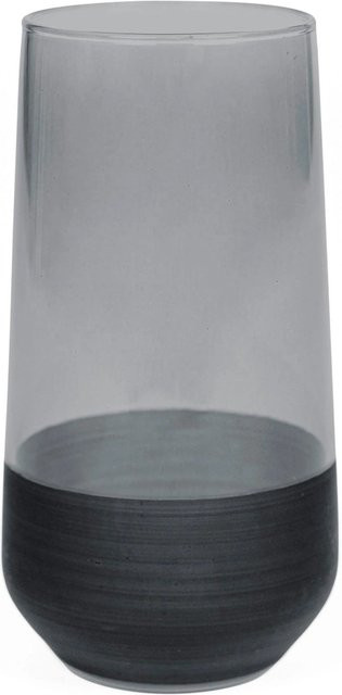 Mömax Longdrinkglas Black Tumbler aus Glas mit 470 ml - Bild 1