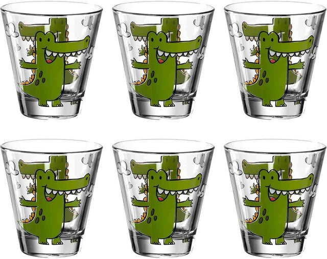 Leonardo Kinderbecher Bambini Tumbler Multicolor 6er Set 215 ml - Bild 1