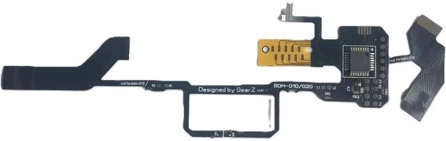 Programmierbare Remapping-Flexplatine für PS5 DualSense Controller, kompatibel mit BDM010, BDM020, BDM-030, BDM-040 und BDM-050 in Schwarz - Bild 1
