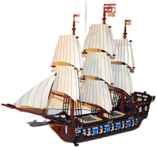 LEGO Piraten Imperial Caribbean Set Flaggschiff, Spielzeug - Bild 1