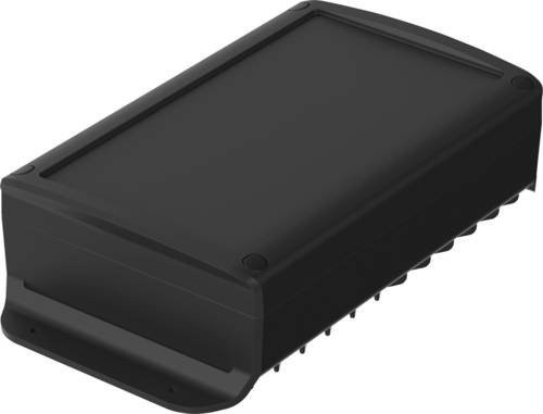 Bopla BoVersa Industrie-Gehäuse aus Aluminium in Schwarz, B/T/H: 14,0 x 25,8 x 6,65 cm - Bild 1