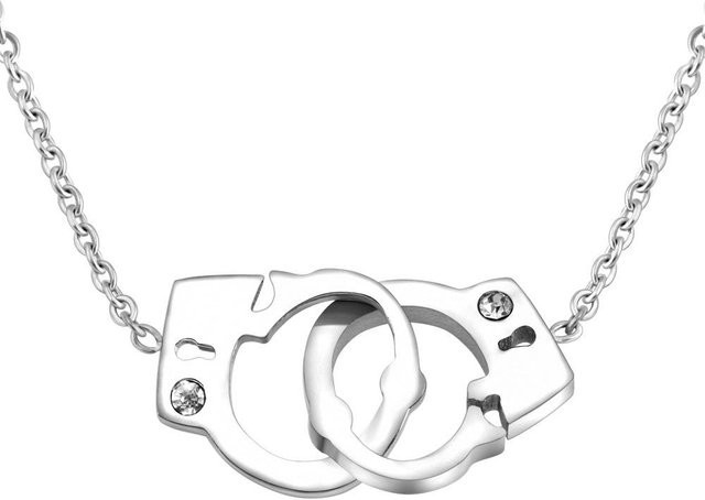 Wucifang Jewelry Halskette und Armband Set, Titan Stahl, Weiß, Damen - Bild 1