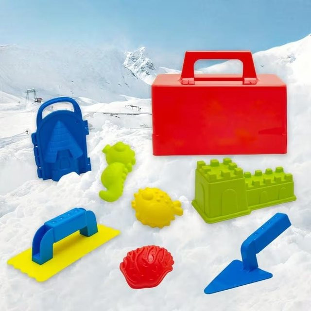 Topmix Schlossbau-Set, Sandspielzeug, 8-teiliges Set, ab 0 Jahren - Bild 1