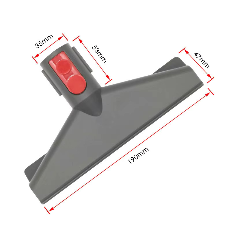 Dyson Ersatzbürsten-Set für Handstaubsauger V11 V10 V12 V8 V7 V15 in Grau mit flachem Saugkopf und Zubehörwerkzeug - Bild 2