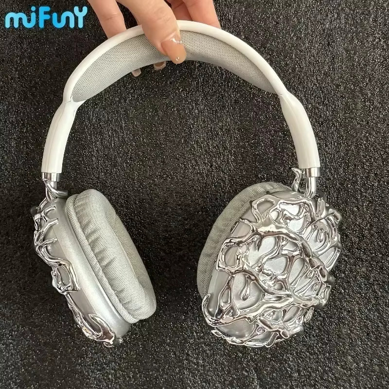 Mifuny Kopfhörerhülle für Airpods Max in Silber als kreatives Zubehör zur Dekoration - Bild 2