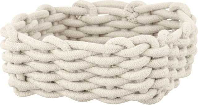 WENKO Badkorb Melara M aus Cotton Rope in Beige und Braun, B/T/H: 21,5 x 7,5 x 42 cm - Bild 1