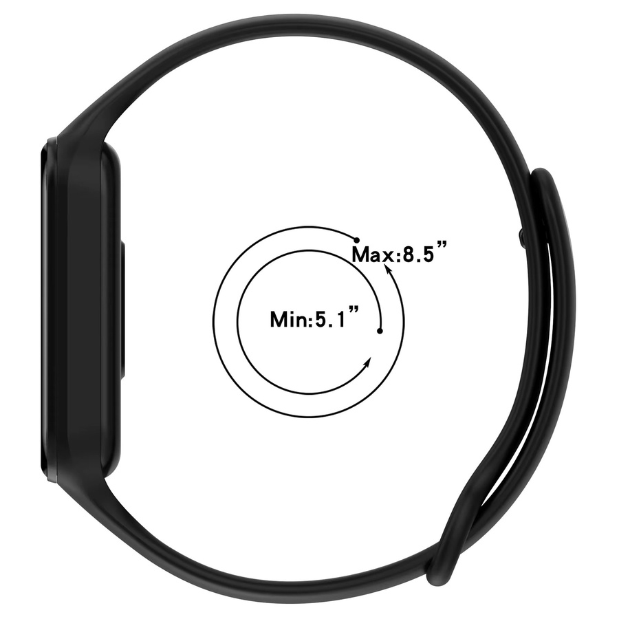 Uhrenarmband Silikon, Redmi Smart Band 2 / Xiaomi Band 8 Active, Unisex - Bild 3