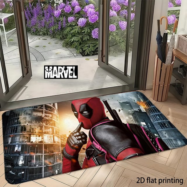 Beast Kingdom Marvel Deadpool Fußmatte, mehrfarbig, B/T: 60 x 60 cm - Bild 1