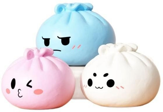 Knödel Squishies Blasenbläser Spielzeug, mit Dampfgarer, dehnbares Fidget Sensorik - Bild 1
