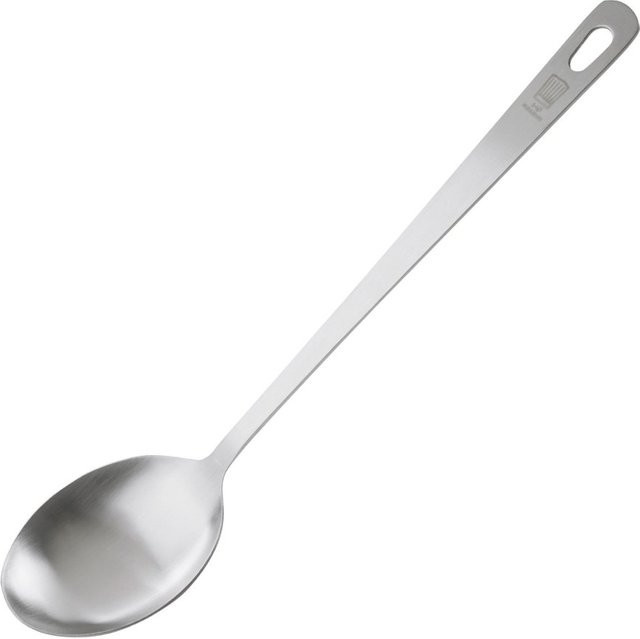 Fackelmann Servierlöffel Berlin aus Edelstahl in Silber matt, Länge: 32 cm - Bild 1