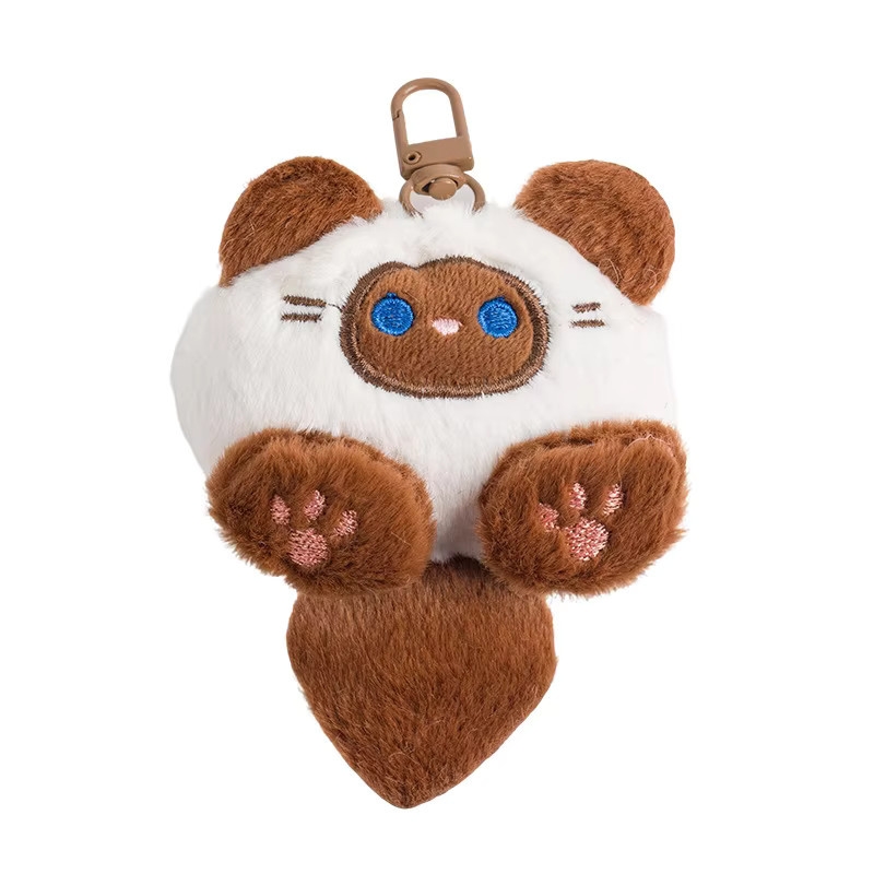 Fishsheep Schlüsselanhänger, Cartoon-Plüsch-Katze, Unisex - Bild 5