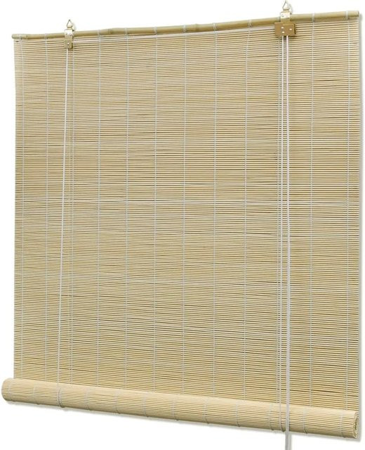 vidaXL Bambusrollo in Natur, Farbe: Beige/Braun, Breite: 150 cm, Höhe: 160 cm - Bild 1
