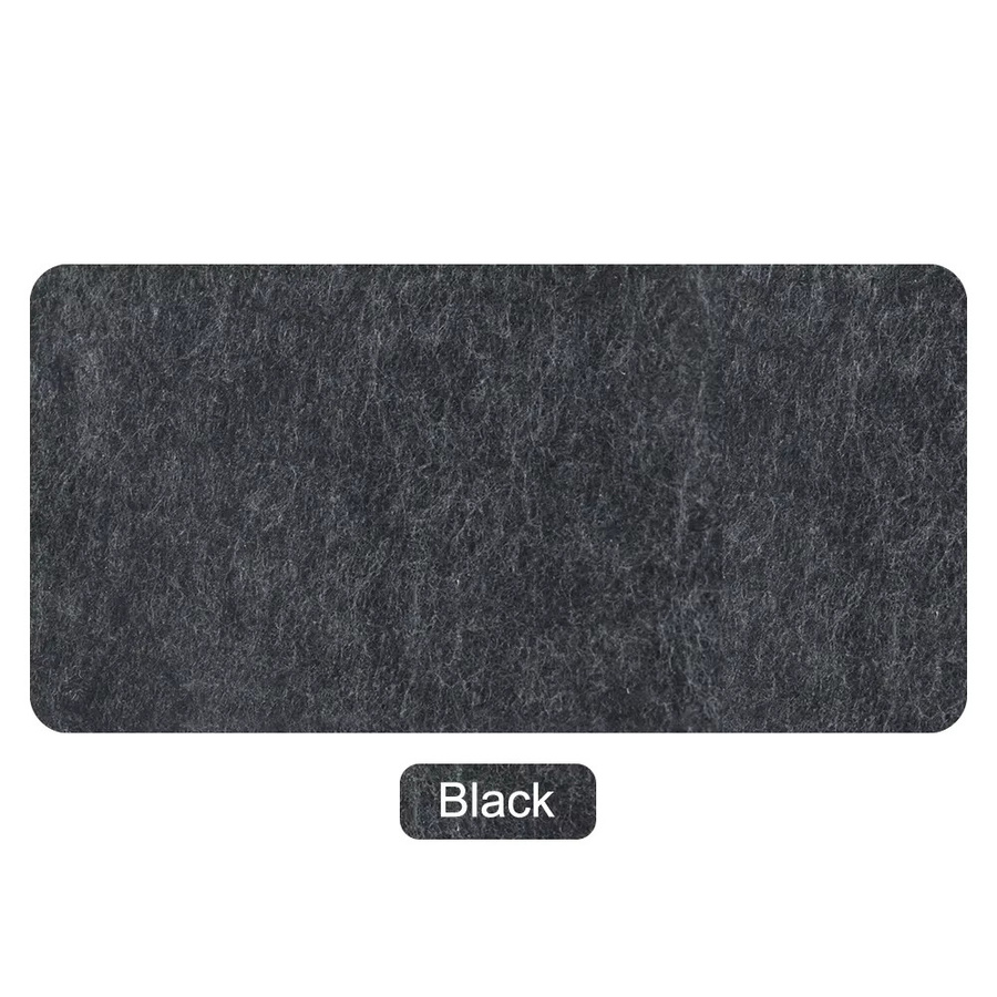 Gaming Mousepad aus Wollfilz für Computer und Laptop, B/T: 80 x 40 cm, Schwarz/Grau - Bild 2