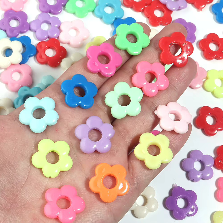 louleur Charms, Kunststoff, Blumen, bunt, Unisex - Bild 5