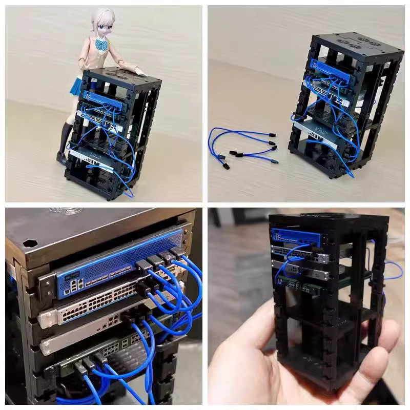 Bandai Original Tarlin Gashapon Mini Netzwerk Gerät Server P2, Miniatur Szene Montage Modell Figur, Kapsel Spielzeug - Bild 6