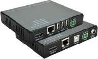 VivoLink 4K UHD HDBaseT 2.0+ Extender KVM Switch in Schwarz (VL120021) - Bild 1