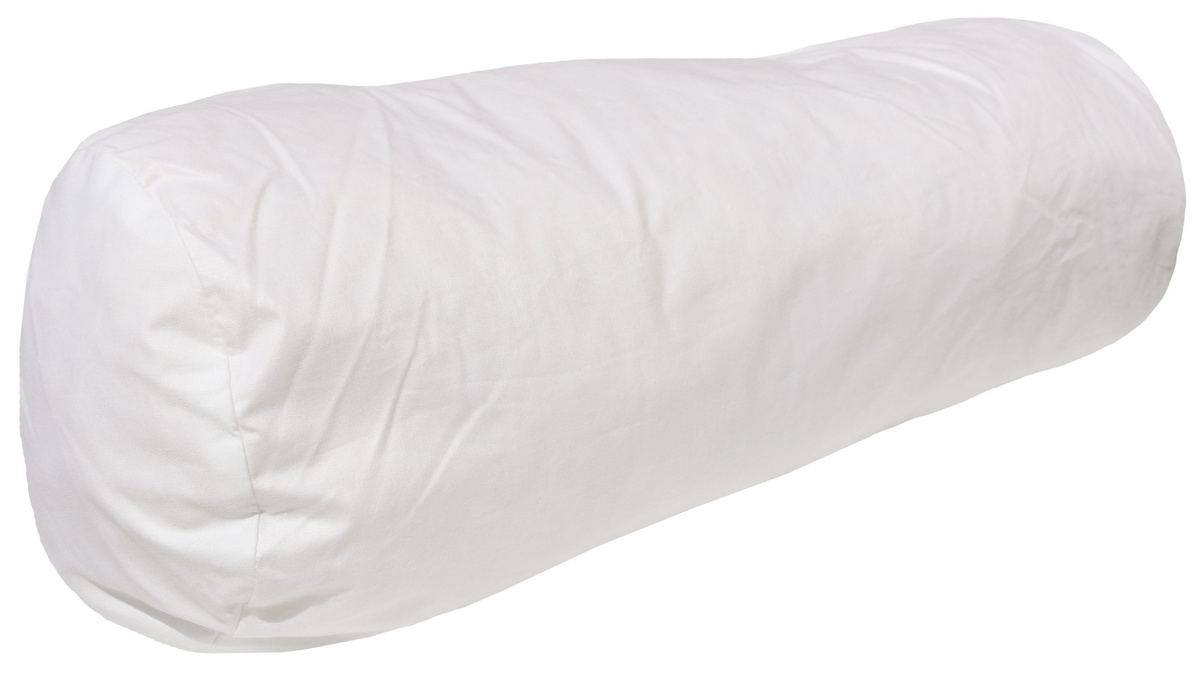 Betten Hofmann Relax Wellness Nackenrolle aus Merinowolle und Schafwolle, Weiß, B/T/H: 40 x 15 x 1 cm - Bild 1