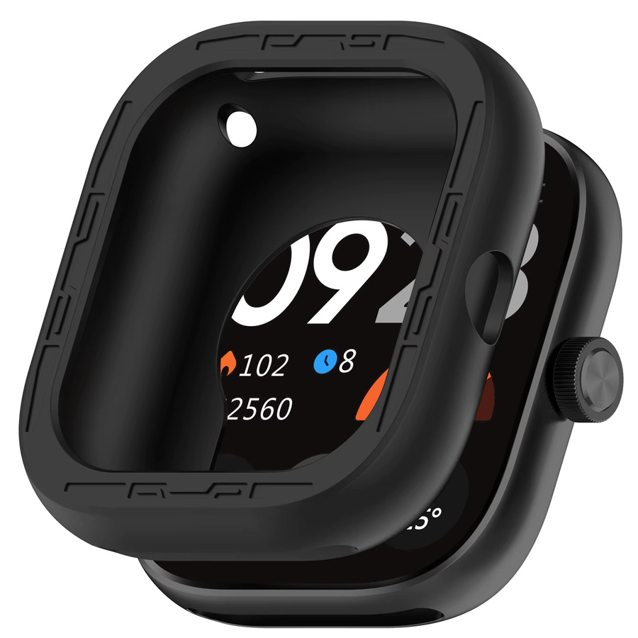 Caripid Antara Schutzhülle für Xiaomi Redmi Watch 4, Silikon, Schwarz, Unisex - Bild 3