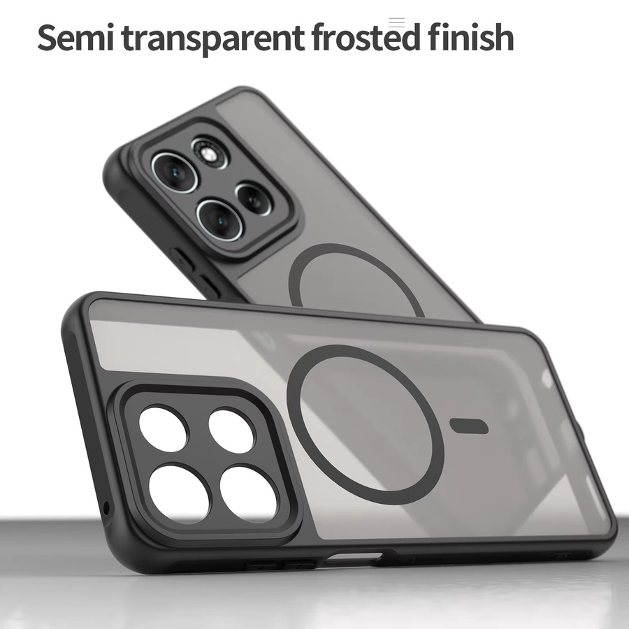 Stoßfeste Silikon Schutzhülle für Motorola G56, G86, G06 und G06 Power in Lila - Bild 4
