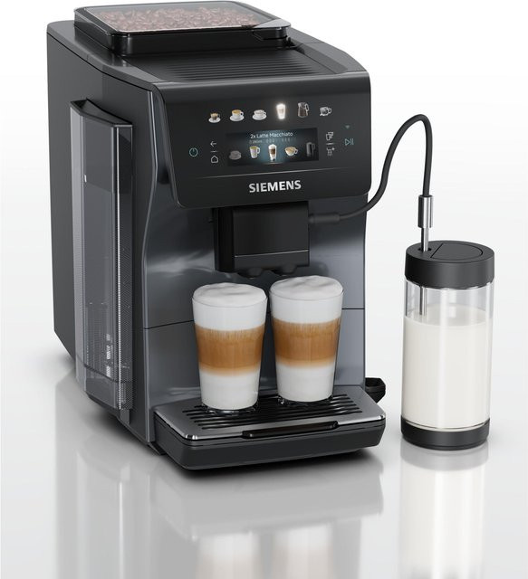 Siemens EQ600 TP603EF6 Kaffeevollautomat in Silber mit Keramik-Mahlwerk und App-Steuerung - Bild 1