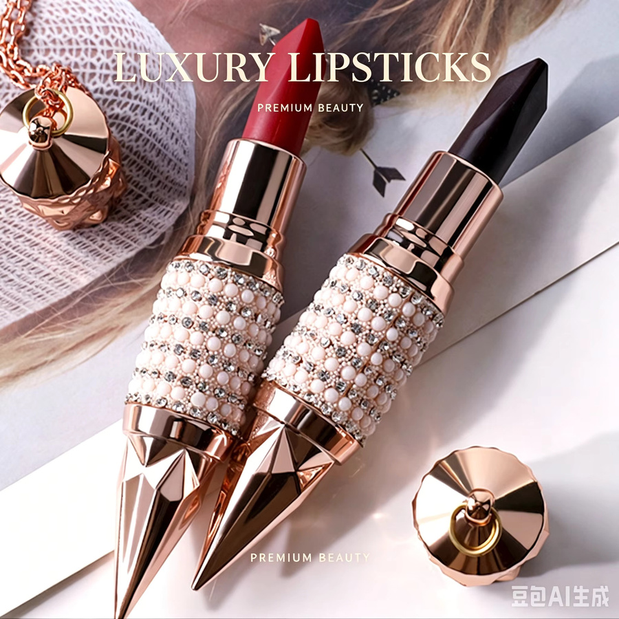 VIBELY Queen Scepter Desi Lippenstift, 3-in-1, Matt - Bild 4
