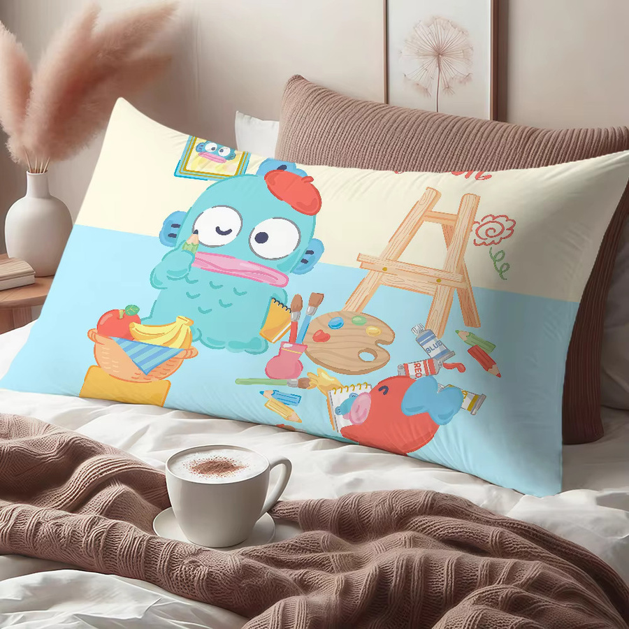 Sanrio Hangyodon Kissenbezug Kawaii Design für Sofa und Wohnzimmer - Bild 3