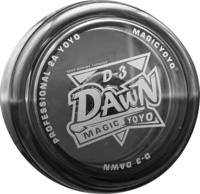 Magic Yoyo Crystal Yoyo, transparent schwarz - Bild 1