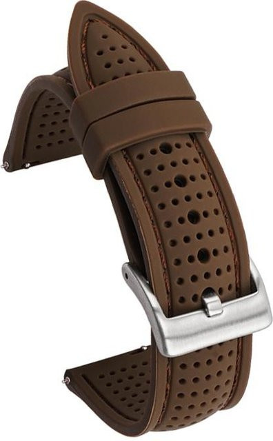 AOOW Uhrenarmband Silikon, braun, Herren - Bild 1
