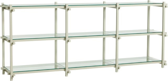 HAY Woody Regal in Grau mit Eiche und Buche im modernen Design - Bild 1