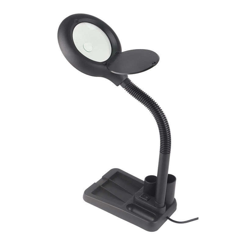 Kkmoon Schreibtischlampe mit Lupe und 40 LED-Lichtern, verstellbare Bastel-Lupe in Weiß - Bild 4
