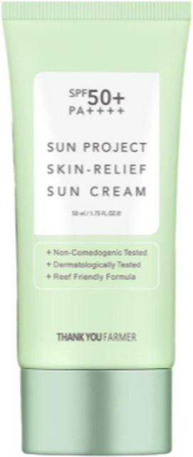 Thank You Farmer Sun Project Skin Relief Sonnencreme, 50 ml, LSF 50+ - Bild 1