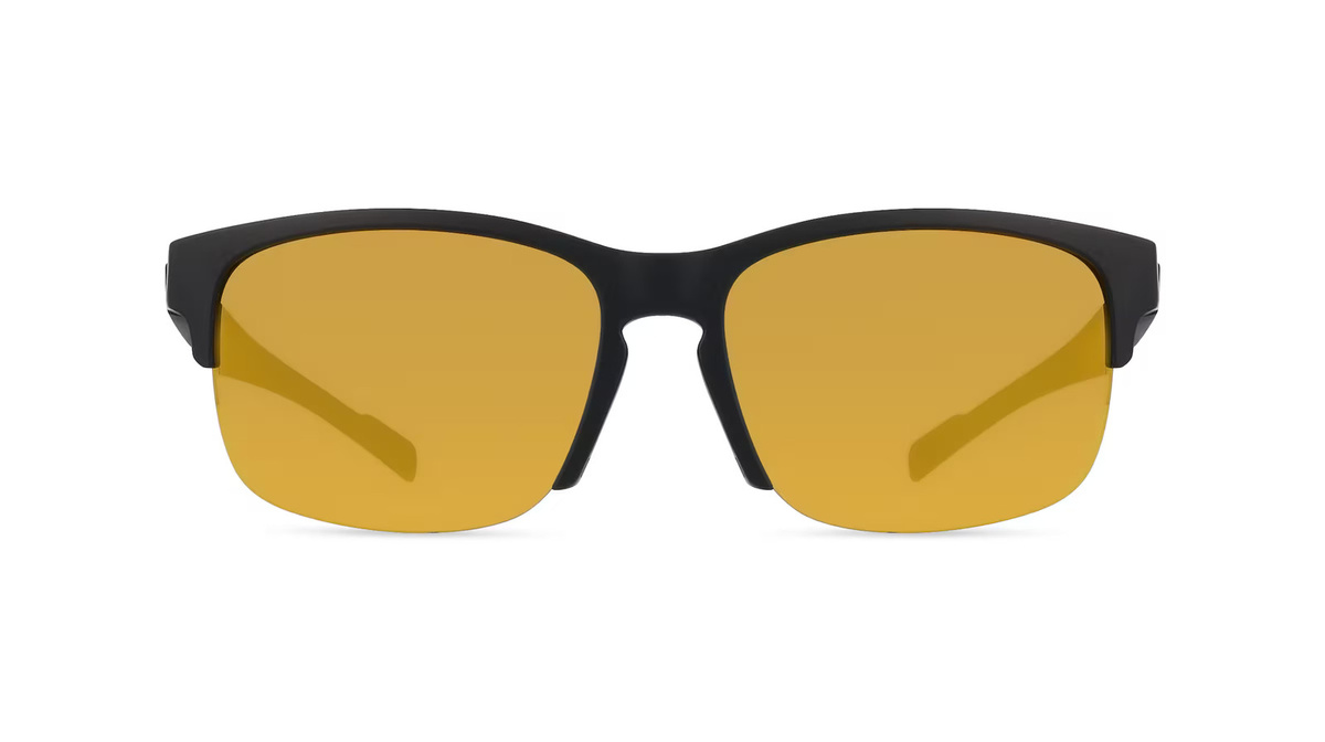 adidas SP0048 Sonnenbrille, Vollrand, quadratisch, Kunststoff, Unisex, schwarz, gelb - Bild 1