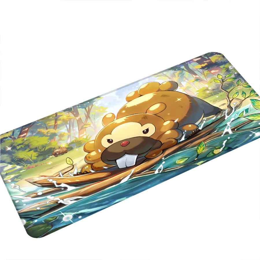 Bandai Pokemon Bidoof Kawaii Gaming-Mauspad in Multicolour mit Speed Surface für Gamer und Büro - Bild 2