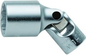 Stahlwille Gelenk-Steckschlüsseleinsatz 1/4 Zoll (6,3mm) SW.3/8" Länge: 38mm, Silber - Bild 1