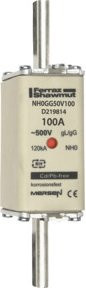 Mersen NH-Sicherungseinsatz SF Gr.0 gG 100A/500V weiß KM NH0GG50V100 - Bild 1