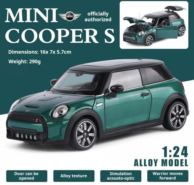 Linyi toy car Mini Cooper S, Spielzeugauto, 1:24, ab 14 Jahre - Bild 1
