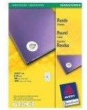 Avery Zweckform Universal-Etiketten L3416-100, rund, Ø 60 mm, weiß, 1200 Stück auf 100 Bogen, FSC-zertifiziertes Papier - Bild 2