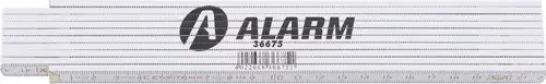 Alarm Werkzeuge Faltmaßstab in Weiß mit 2 m Länge - Bild 1