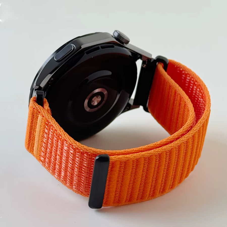 RMUTANE Uhrenarmband Nylon, 22 mm, Schwarz - Bild 3
