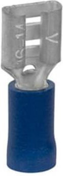ABB 7TCA301310R0047 Flachsteckhülse aus Messing in Blau - Bild 1
