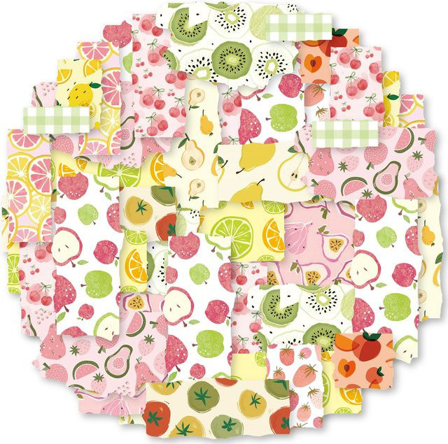 Etori Life Washi-Klebeband mit Frucht-Motiv in Multicolour, Breite: 6 cm, Länge: 2 m - Bild 1