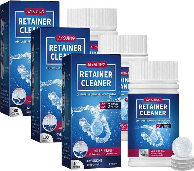 eelhoe Prothese Reinigung Tabletten, 100/300 Stück - Bild 1