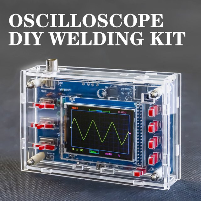DSO138 Digital Oszilloskop DIY Kit mit STM32F103C8T6 Mikrocontroller zur Selbstmontage - Bild 1