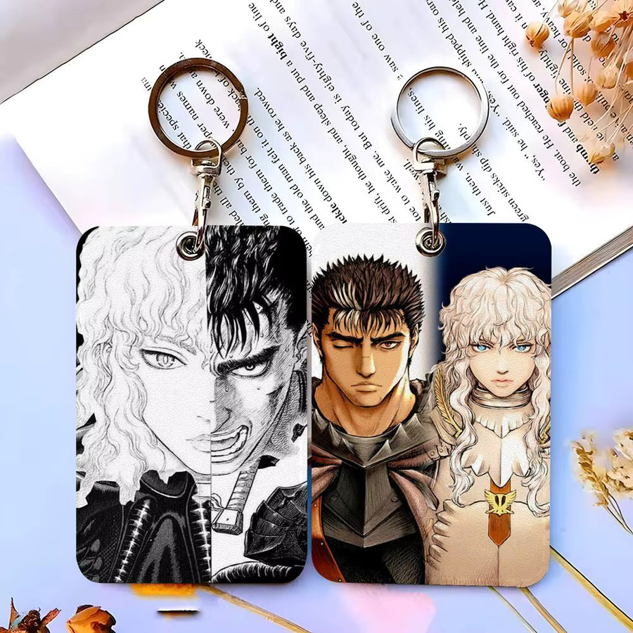 Schlüsselanhänger Anime B-Berserk Guts And Griffith, Leder - Bild 3