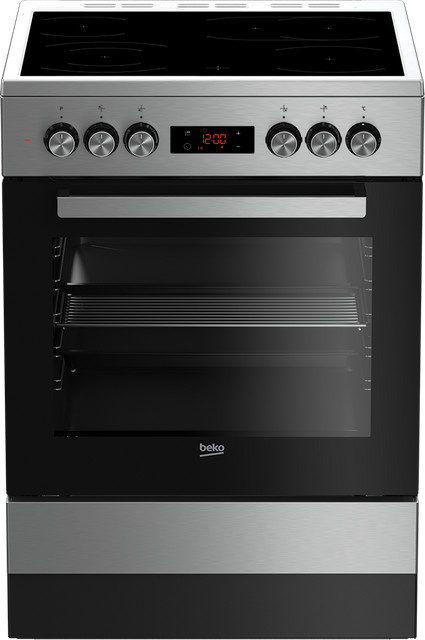 Bosch FBM67320XS Standherd mit Glaskeramikkochfeld in Silber - Bild 1